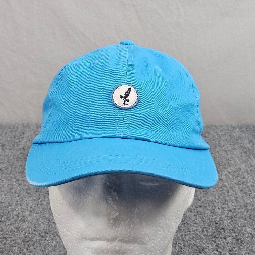 Imperial Baseball Cap Mens OSFA Blue‎ Bird Patch Cotton Adjustable Dad Hat